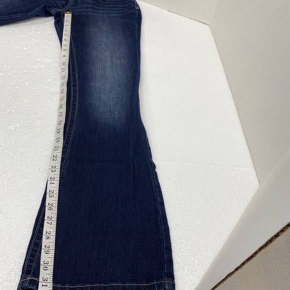 Maurices Women's Jeans Denim Flex size 6Reg Mid rise Bootcut Dark wash 5 pocket - Picture 8 of 11